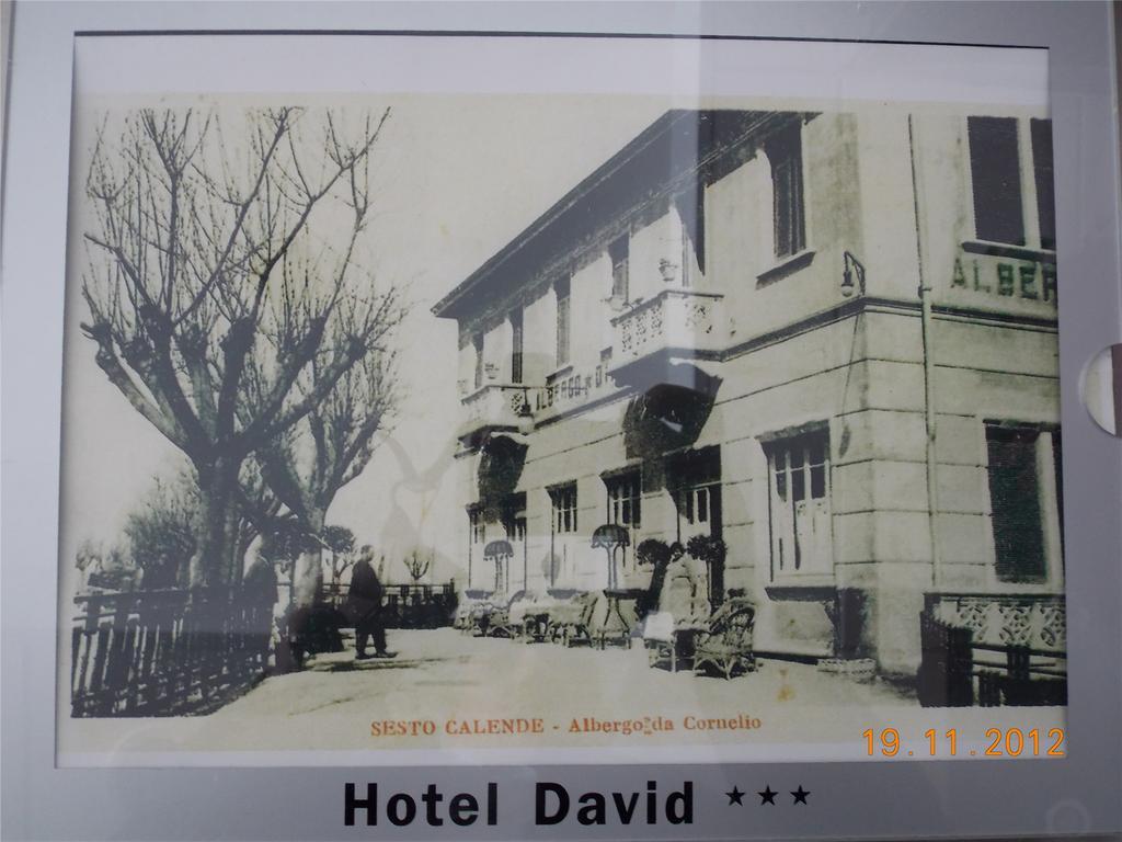 Hotel David Sesto Calende Exterior foto